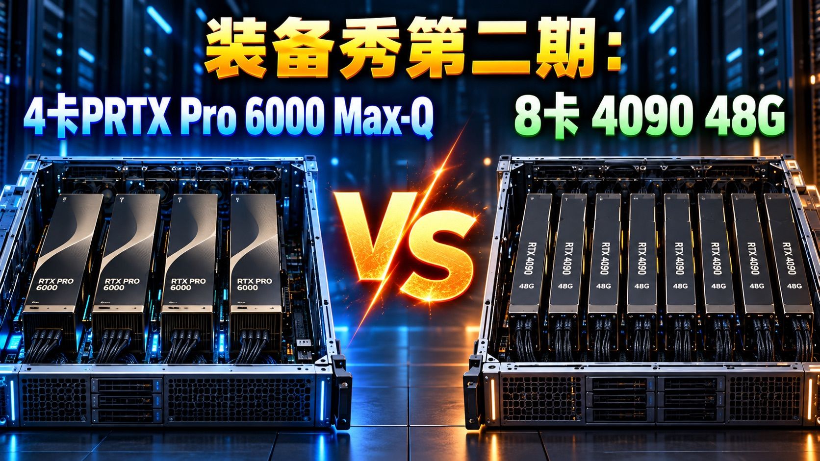 4卡RTX Pro 6000 max-q vs 8卡4090 48G.jpeg