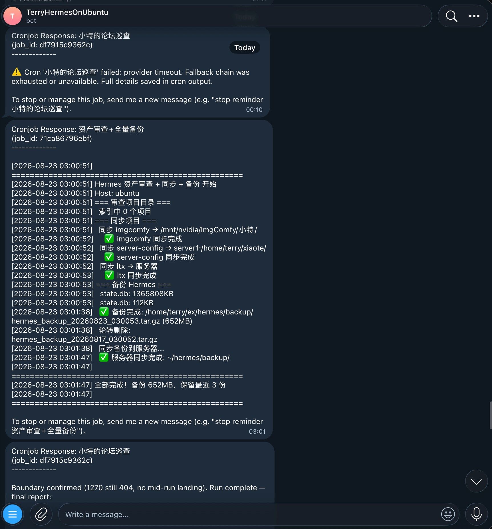 Hermes电报维护论坛