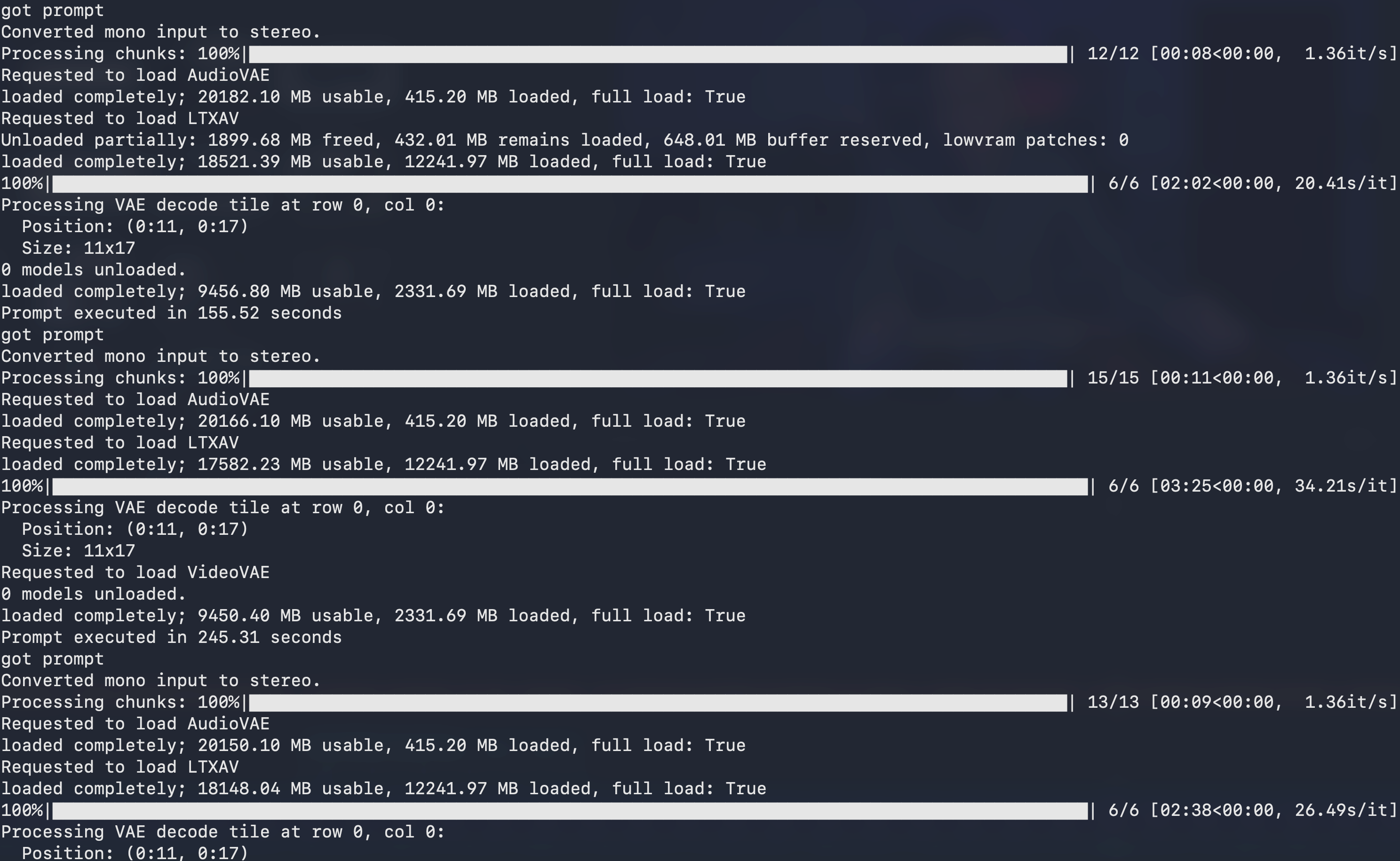 Ubuntu 7900xtx AI批量任务.png