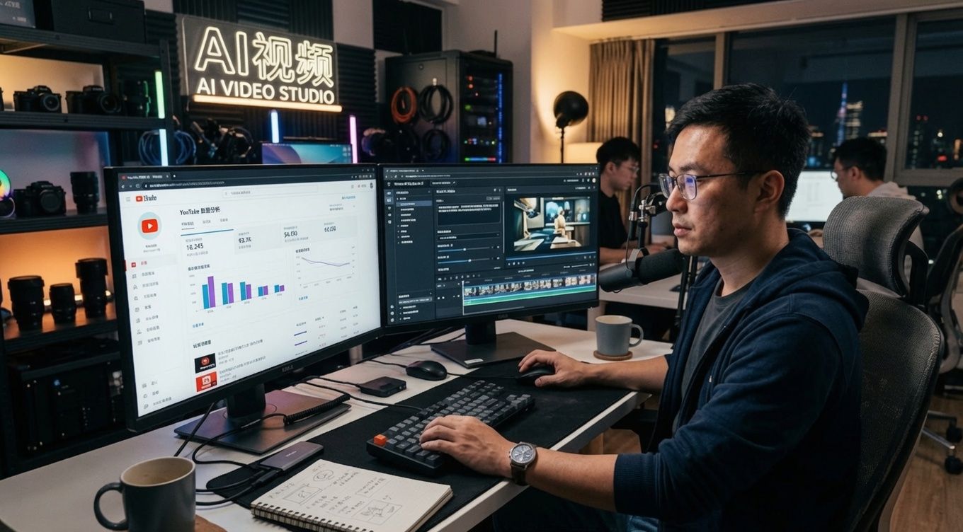 AI视频Youtube后台.jpg