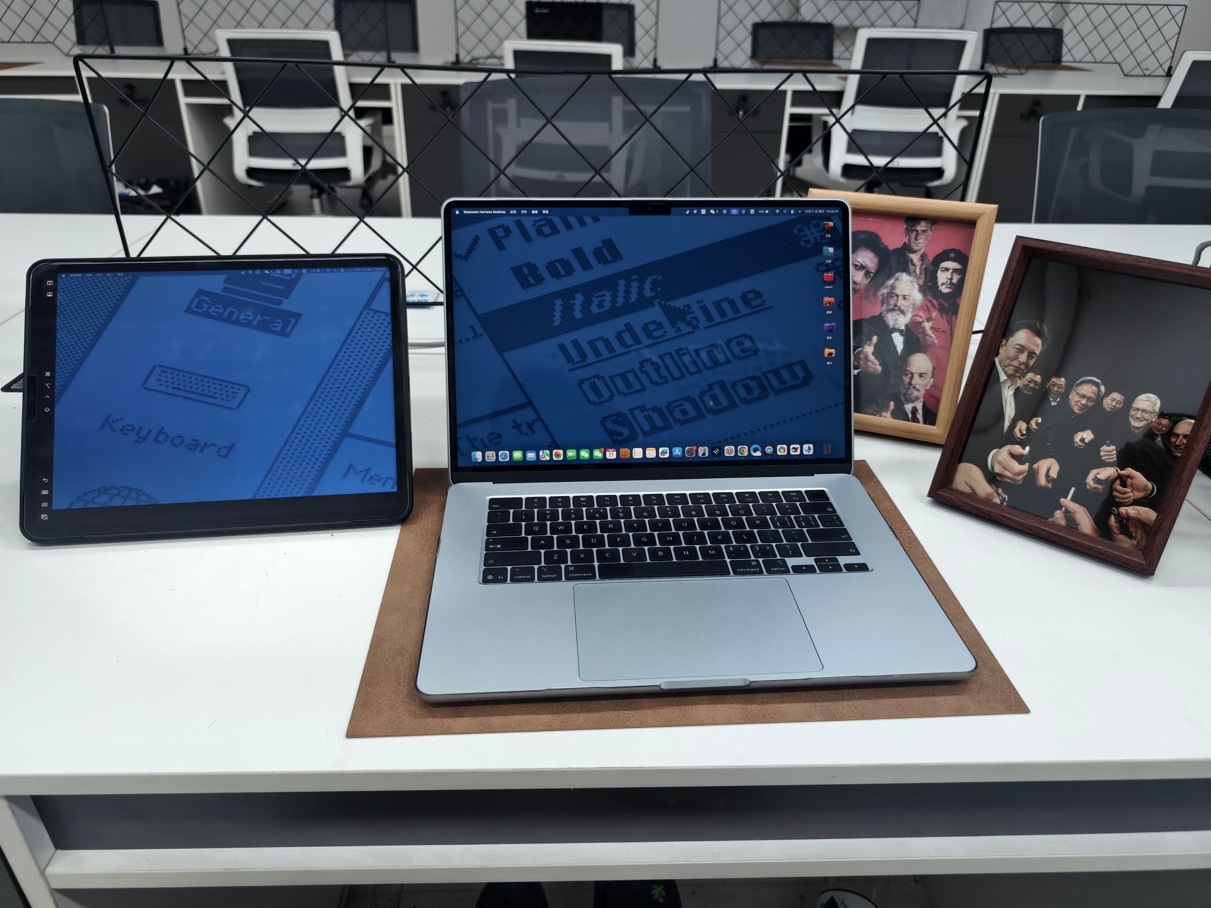 MacBook Air M4 移动办公桌面